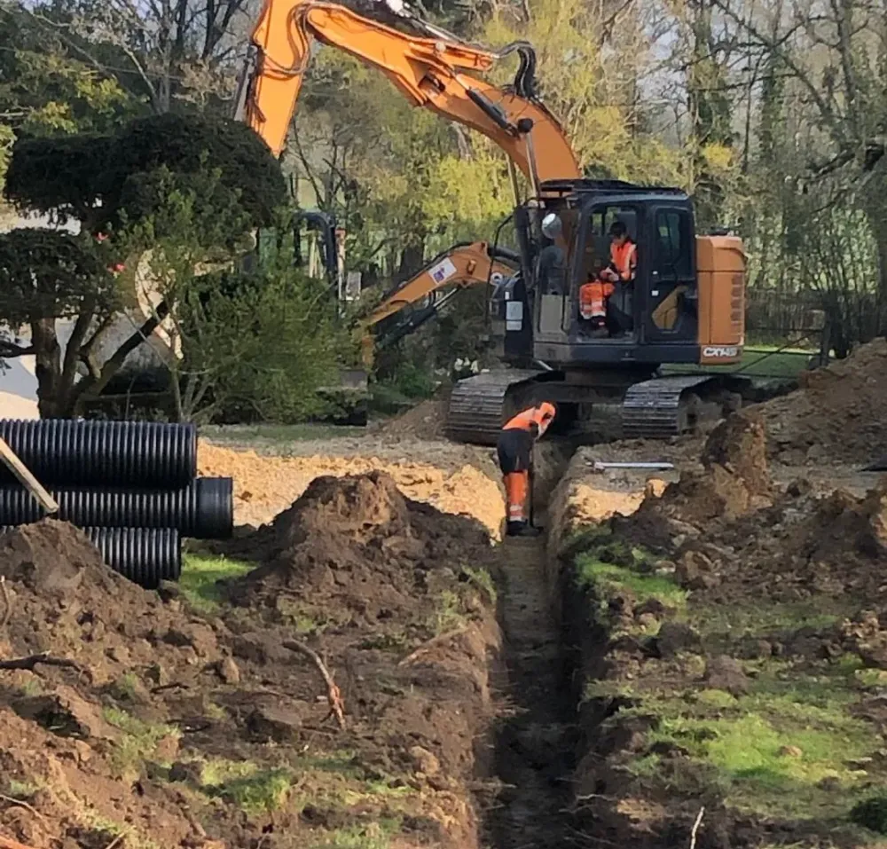 Assainissement à Sainte-Colombe